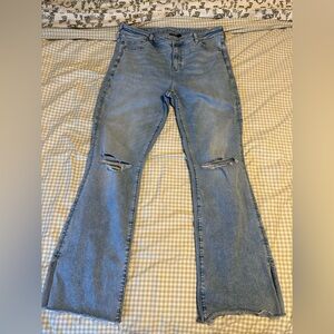 American Eagle Outfitters Light Blue Flare Jeans